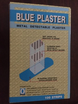 Băng keo cá nhân - Blue Plaster - Metal detectable plaster -BĂNG KEO CÁ NHÂN DÙNG TRONG NHÀ MÁY CHẾ BIẾN THỰC PHẨM