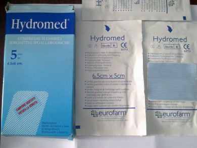Làm giảm đau nhanh vết bỏng bằng Hydromed (hydrogel)